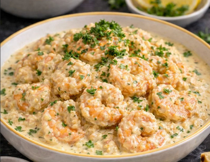 Creamy Garlic Shrimp