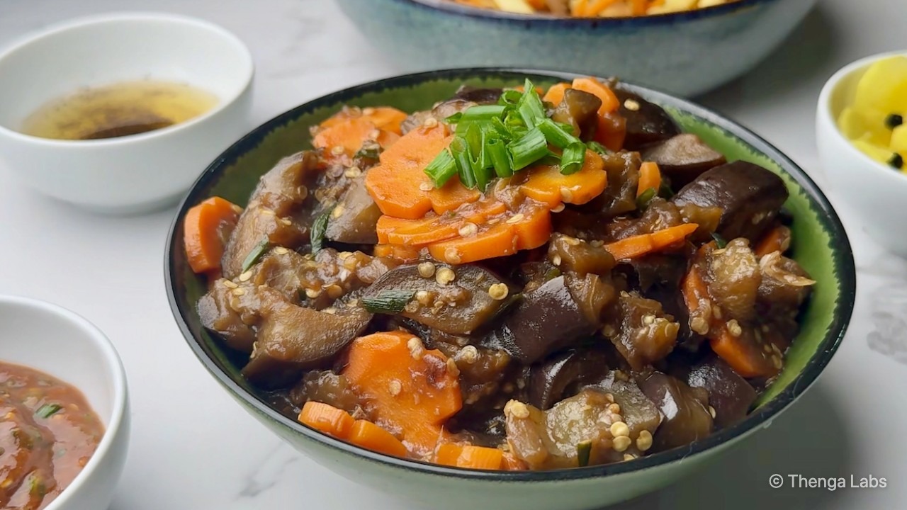 Garlicky Eggplant Banchan
